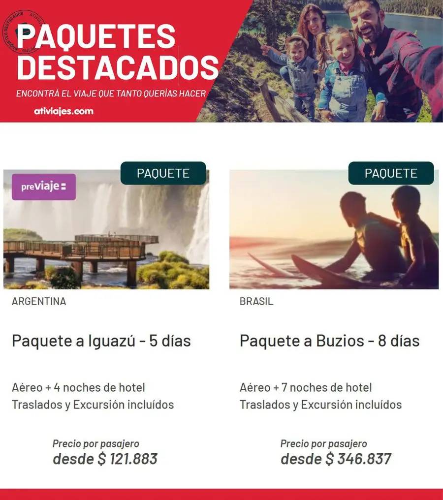 Paquetas Destaacados