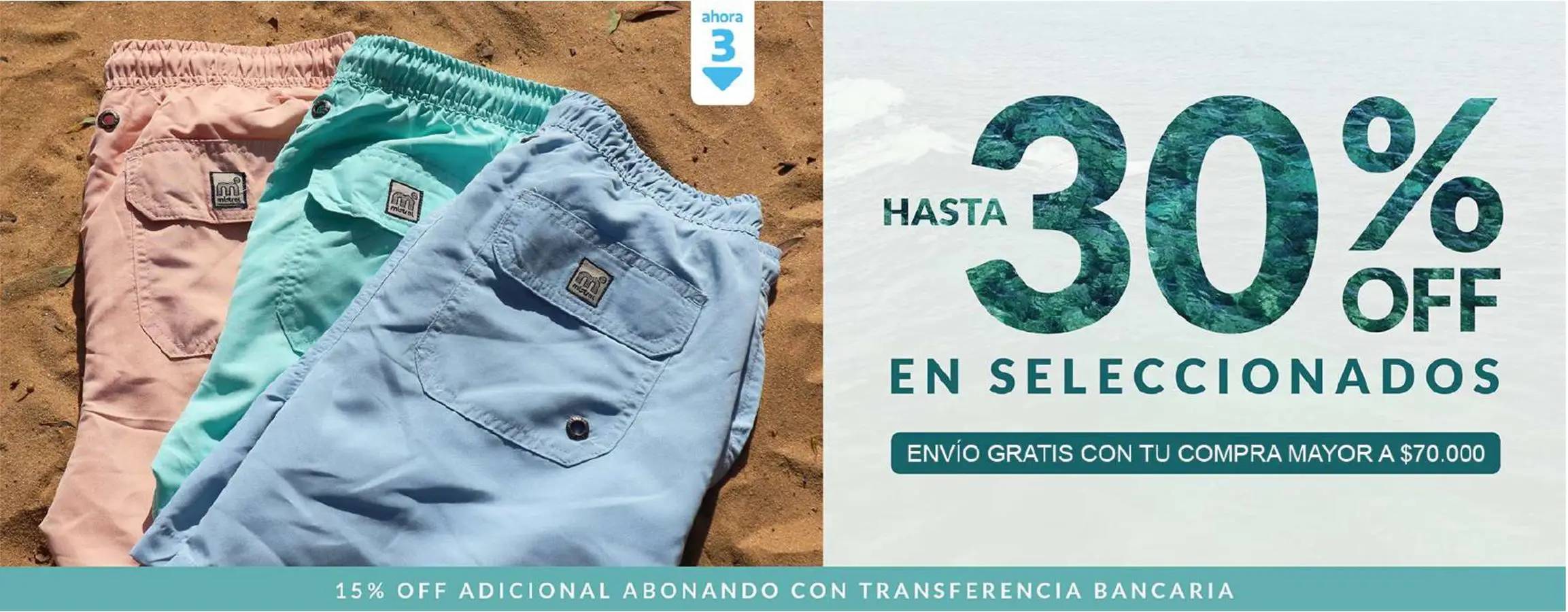 Hasta 30% off