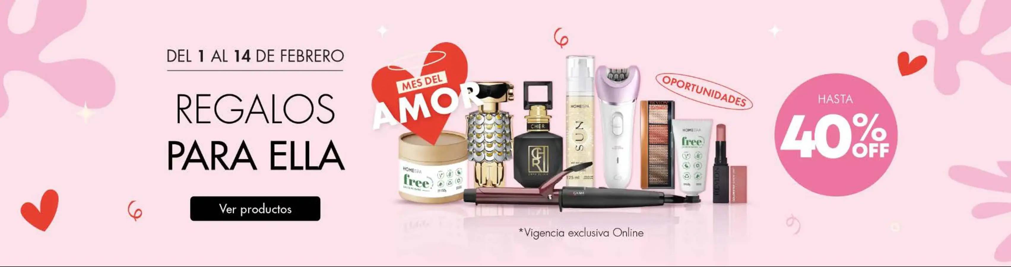 Mes del amor - Regalos 40% off