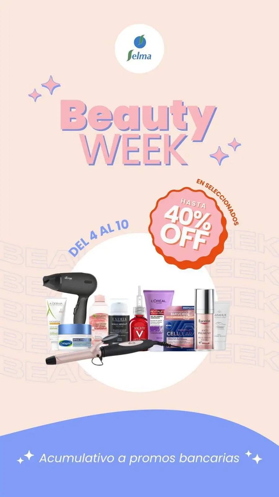 Beauty Week Hasta 40% off