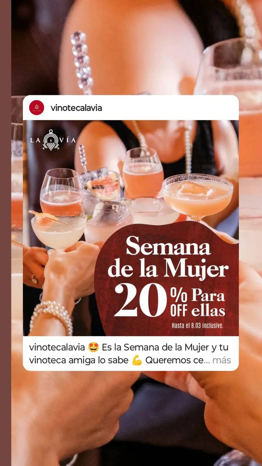 Semana de la Mujer 20% off