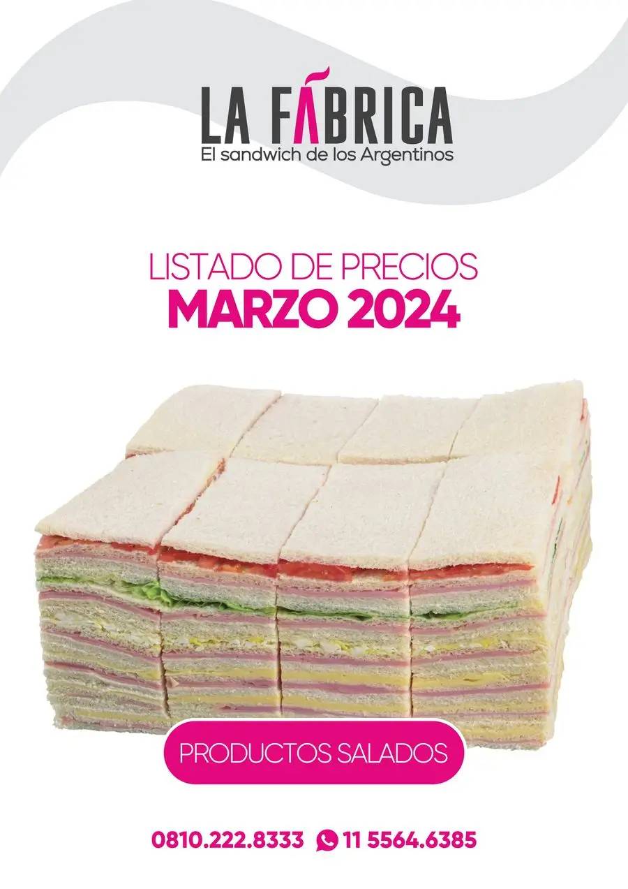 Listado de precios Marzo 2024