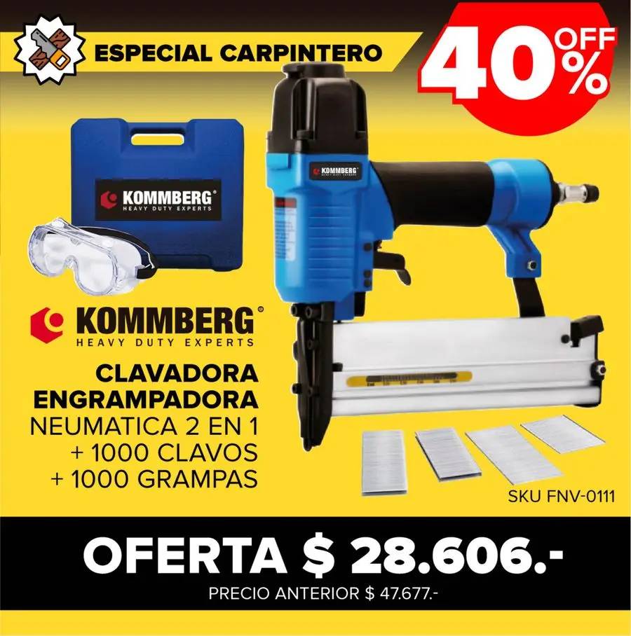 Ekkon Especial Carpintero hasta 40% off