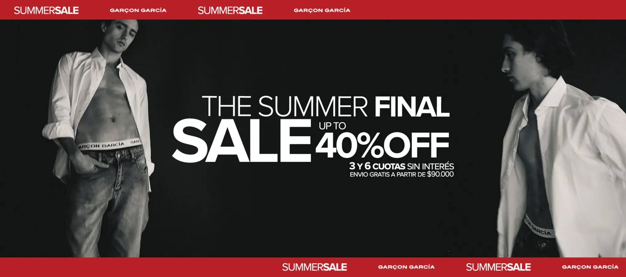 The Summer Final Sale up to 40% off