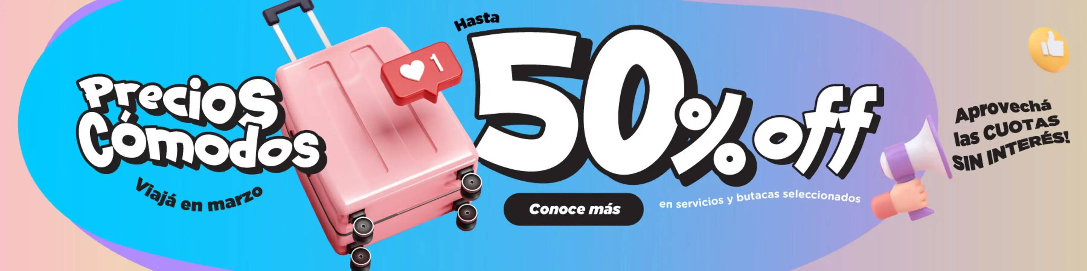 Precios Cómodos Hasta 50% off