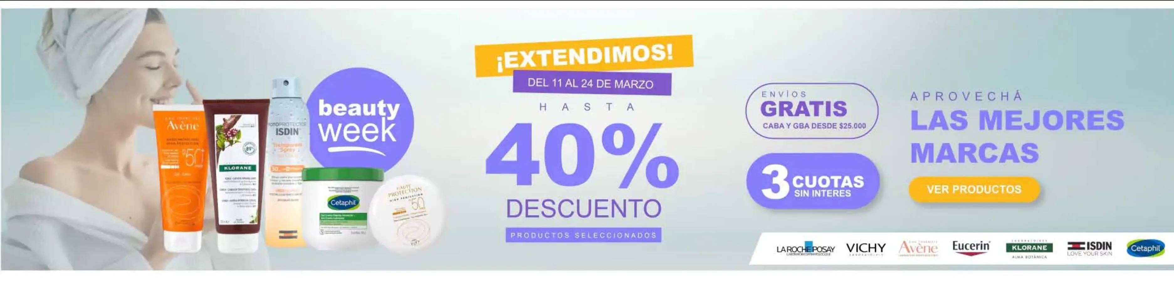 ¡Extendimos! Hasta 40% Descuento al 24 de Marzo