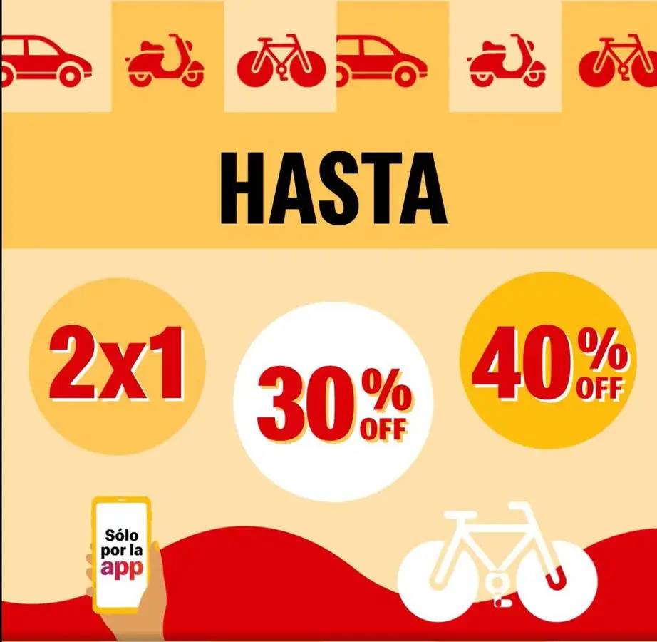 Hasta 40% off