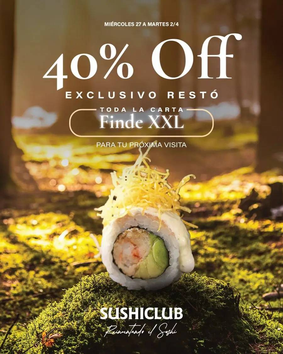 40% Off Exclusivo Restó