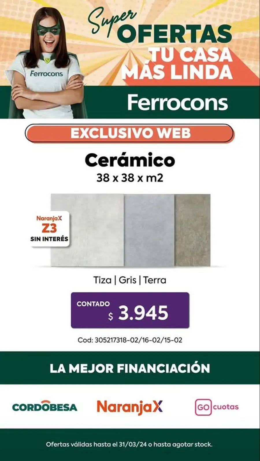 Super Ofertas Ferrocons