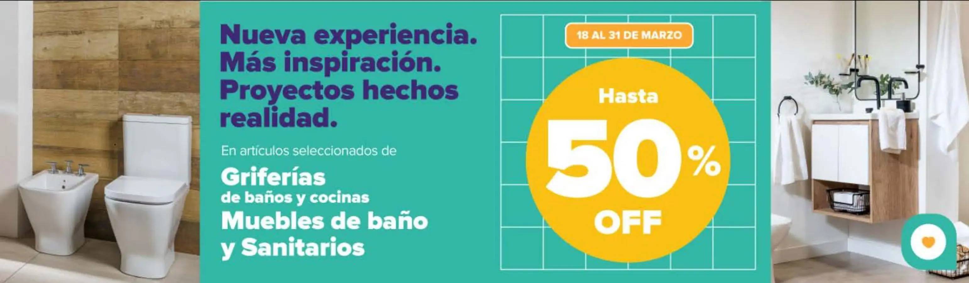 Hasta 50% off al 31 de Marzo