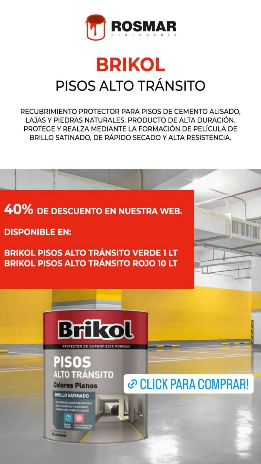 40% de descuento en nuestra web