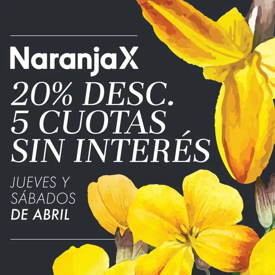 Promos Bancarias Abril - Hasta 20% off