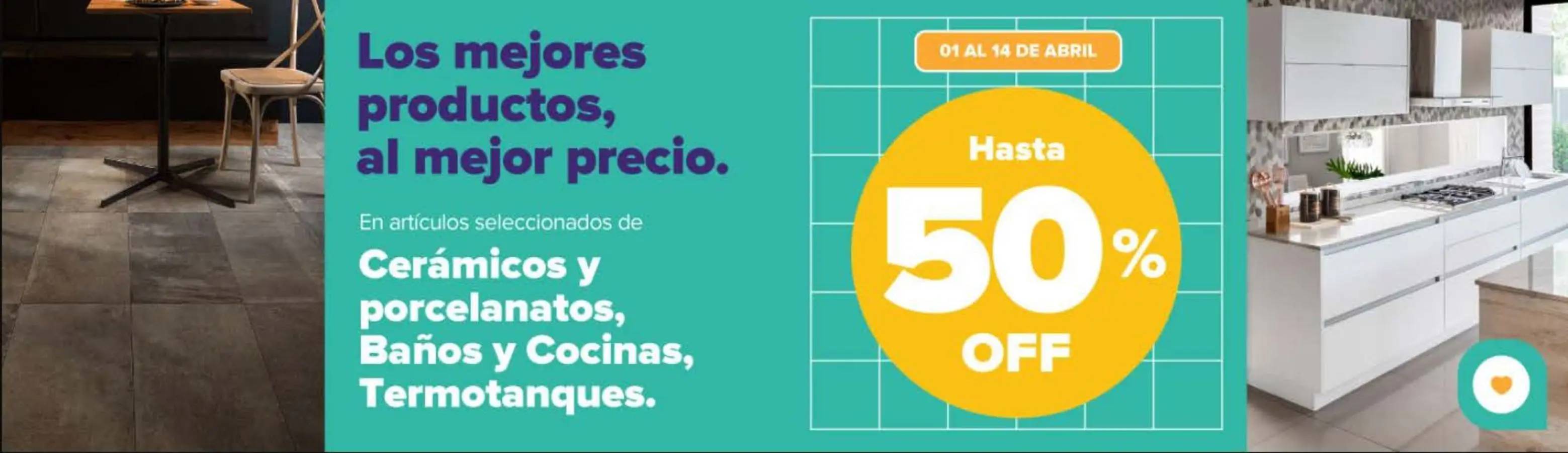 Destacados Abril Hasta 50% off