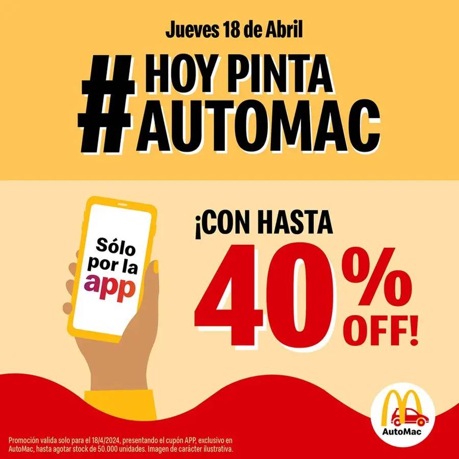 Hasta 40% off