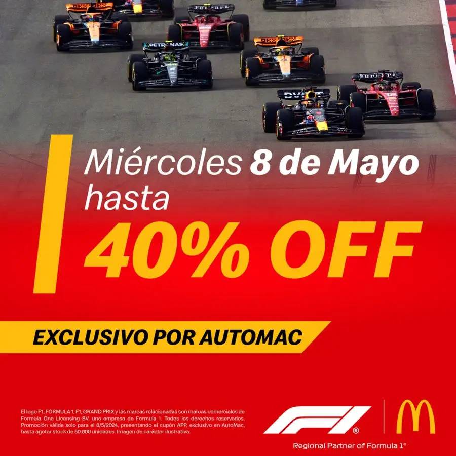 40% OFF Exclusivo por Automac