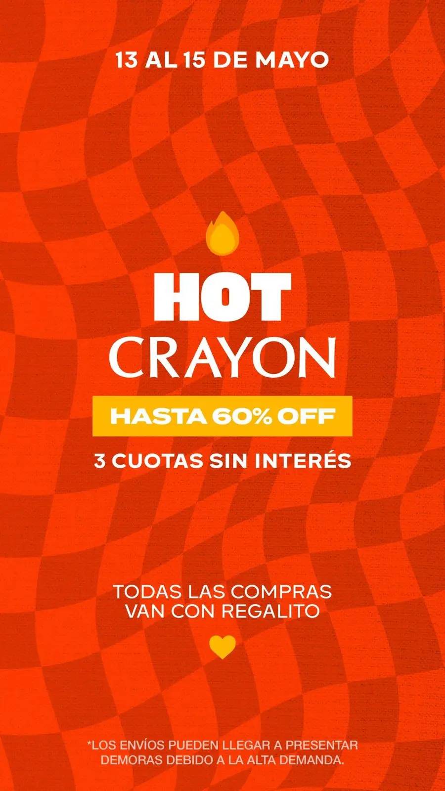 Hot Crayon Hasta 60% off