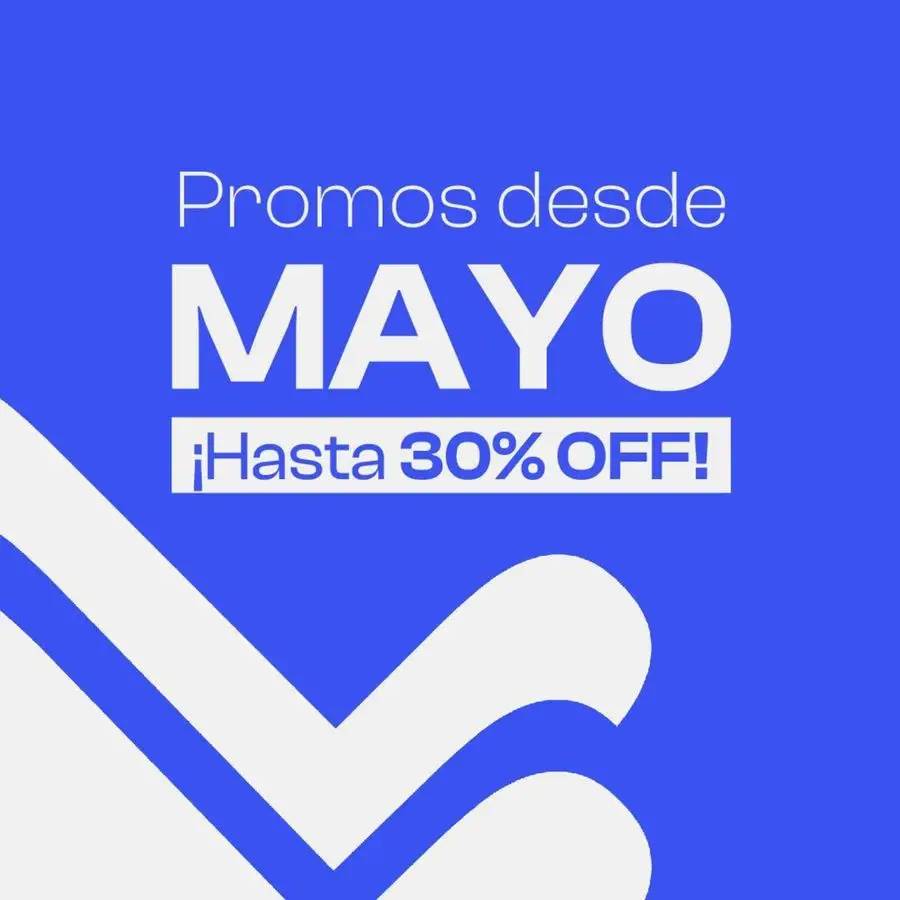 Promos de Mayo hasta 30% off