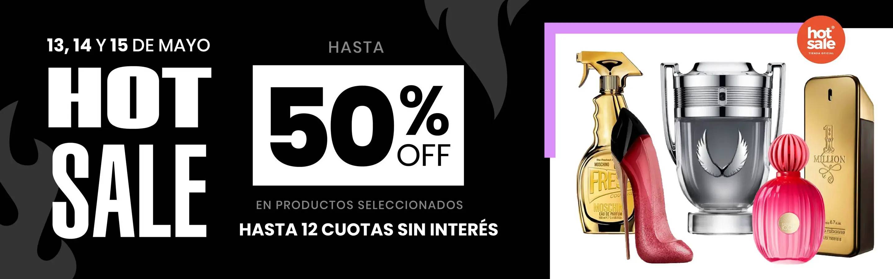 Hot Sale Hasta 50% off al 15 de Mayo