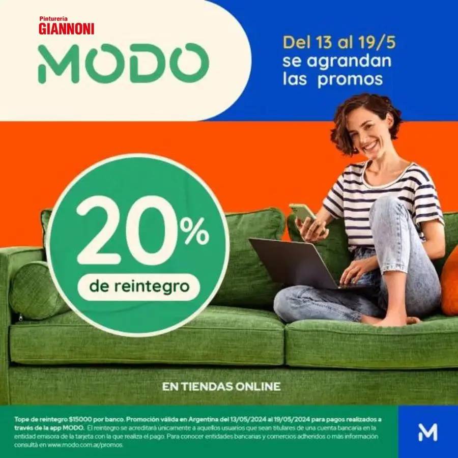 Ofertas Giannoni 20% dto