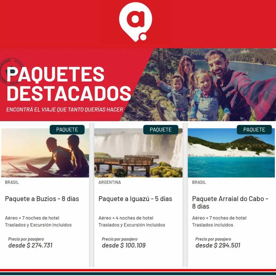 Ati viajes Paquetes Destacados