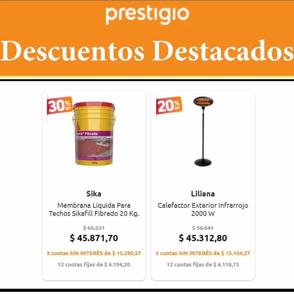 Prestigio Descuentos Destacados