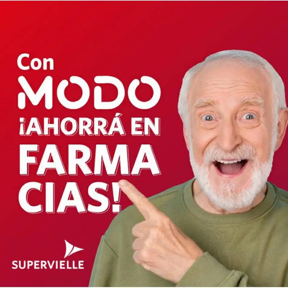 Supervielle Ahorrá en farmacias con MODO