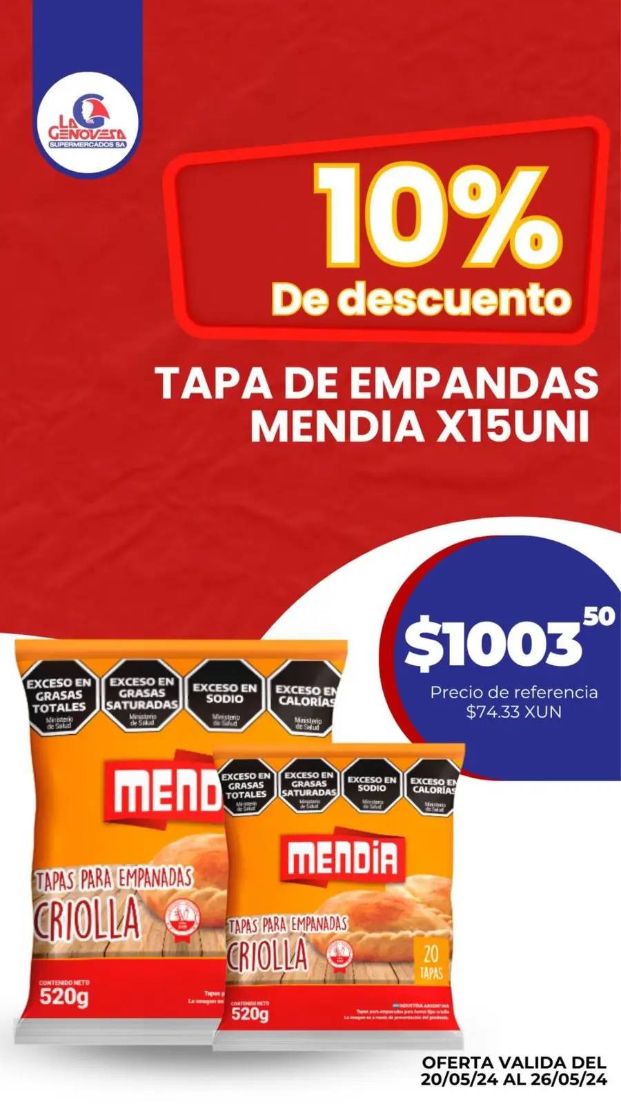 Ofertas La Genovesa