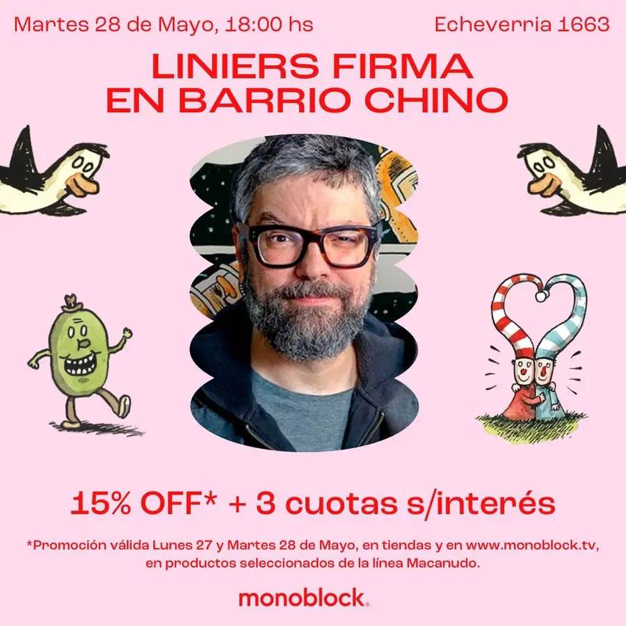 15% OFF + 3 cuotas s/interés