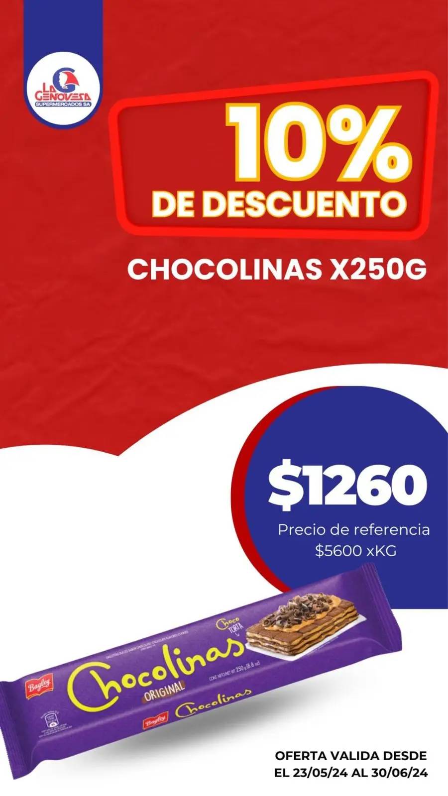 Ofertas La Genovesa Junio