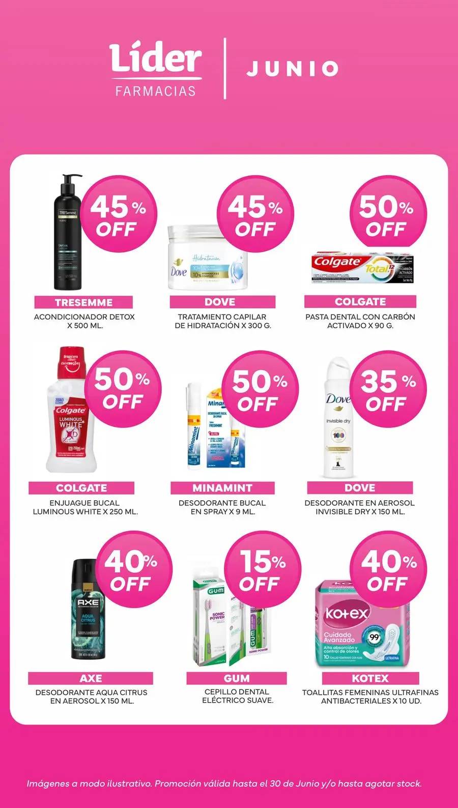 Ofertas Junio Farmacias Líder