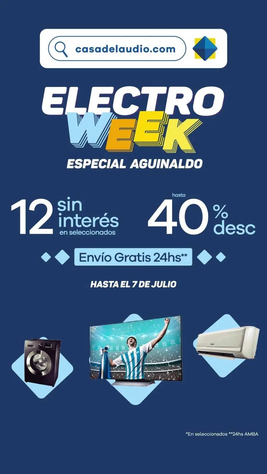 Electro Week Hasta 40% descuento