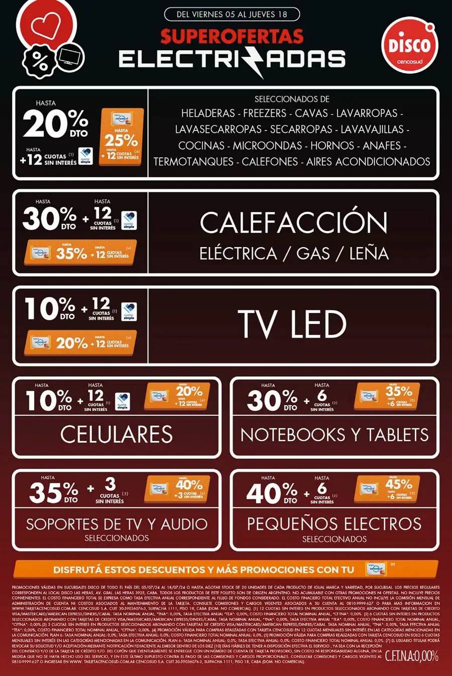 Ofertas Electrizadas Disco