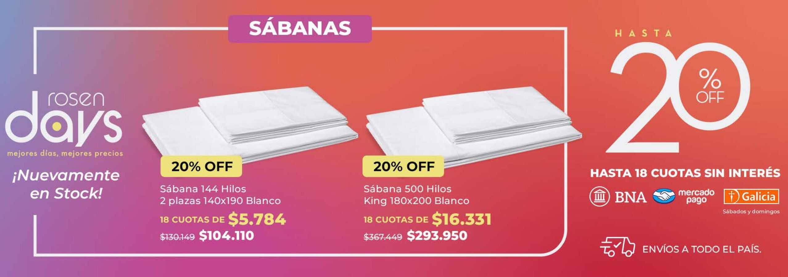 Promoción hasta 20% off