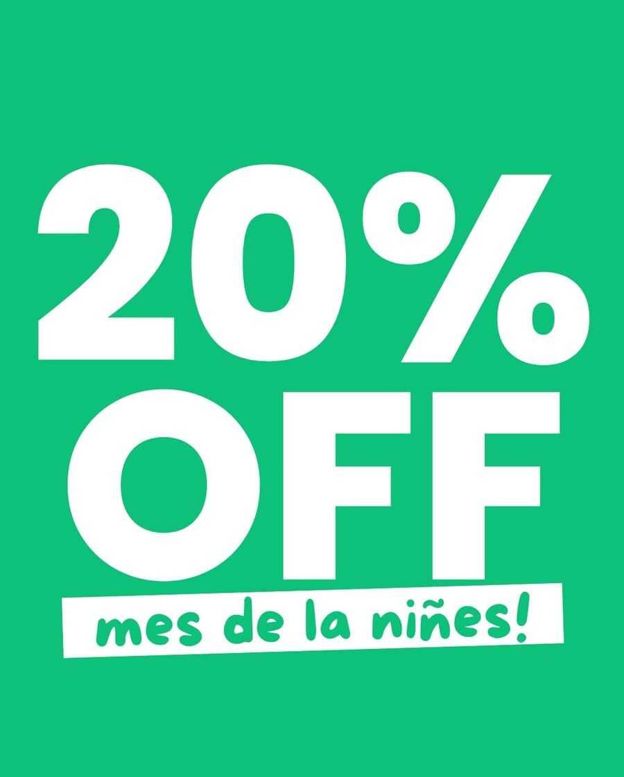 Promoción 20% off