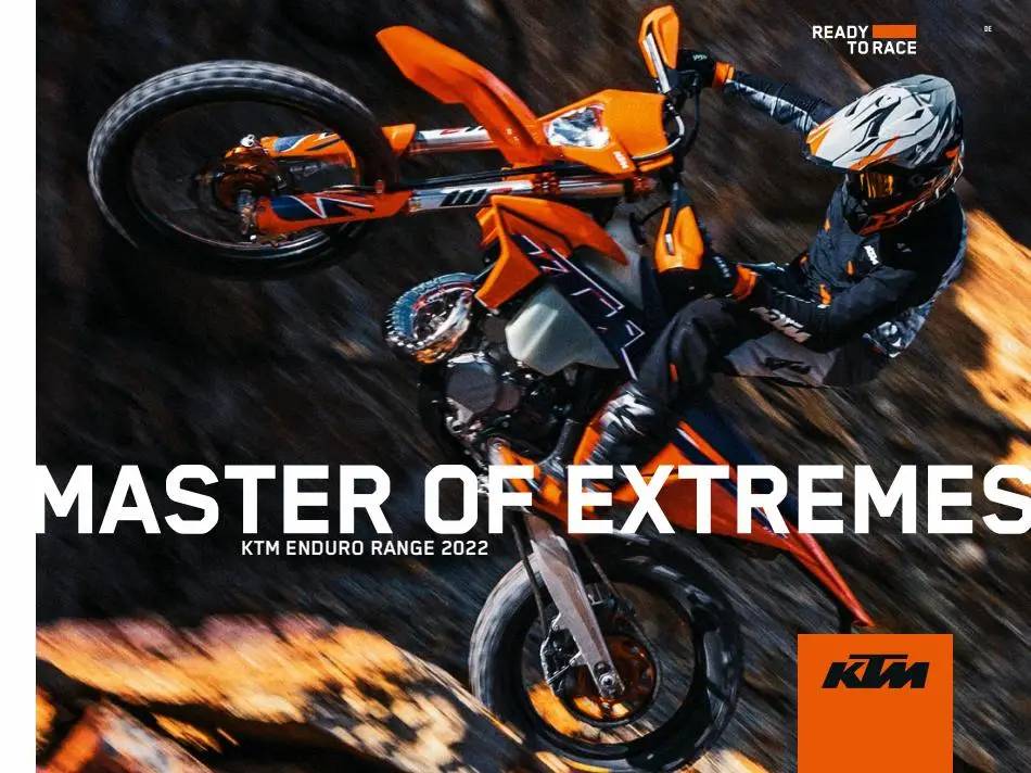 KTM EXC Range - 2022 Brochure 