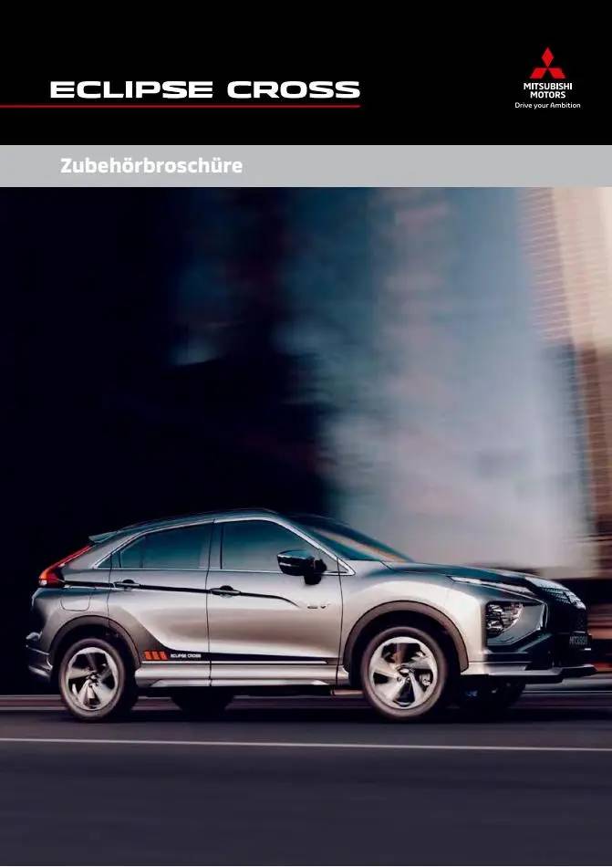 Eclipse Cross PHEV Zubehörbroschüre