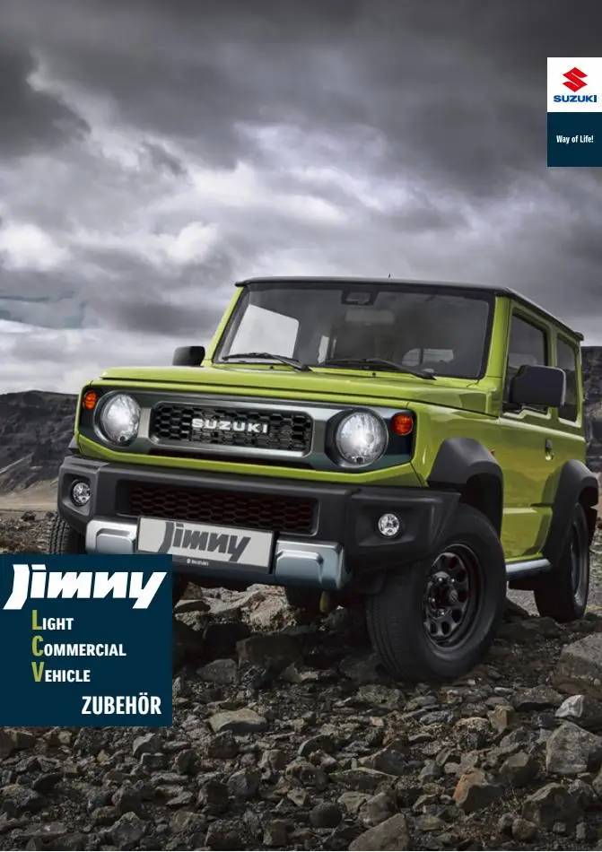 Suzuki Jimny LCV Zubehörprospekt 2021