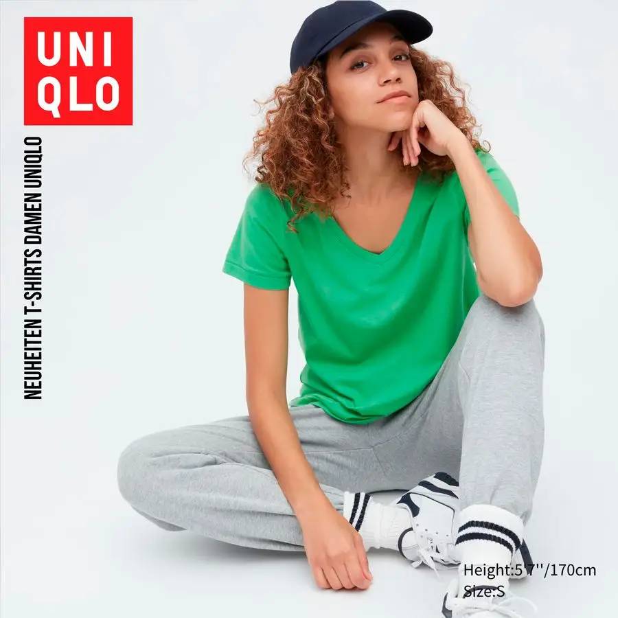 Neuheiten T-Shirts Damen Uniqlo 