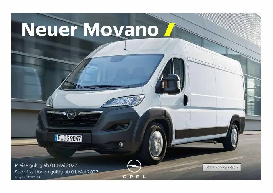 Opel - Opel Movano neu