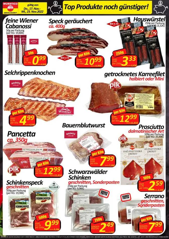 Wurstico flugblatt