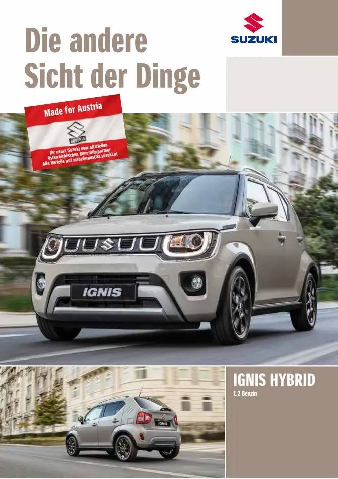 Suzuki IGNIS HYBRID Modellprospekt