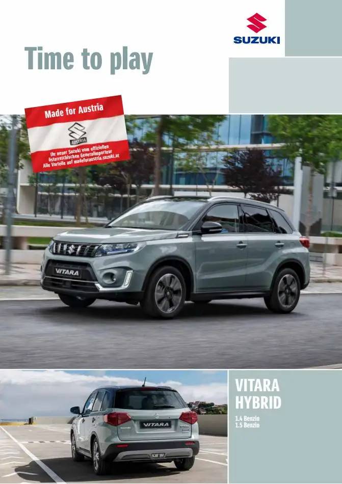 Suzuki VITARA HYBRID Modellprospekt