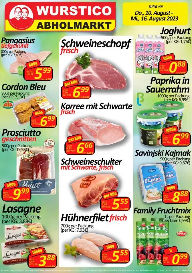 Wurstico flugblatt