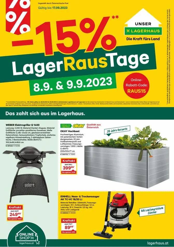 Salzburger Lagerhaus Katalog