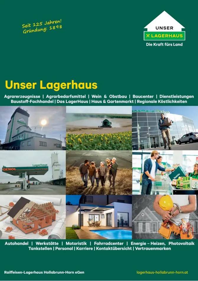 Lagerhaus Graz Land flugblatt