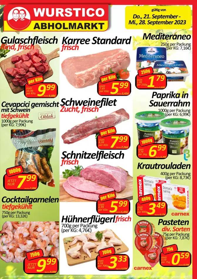 Wurstico flugblatt