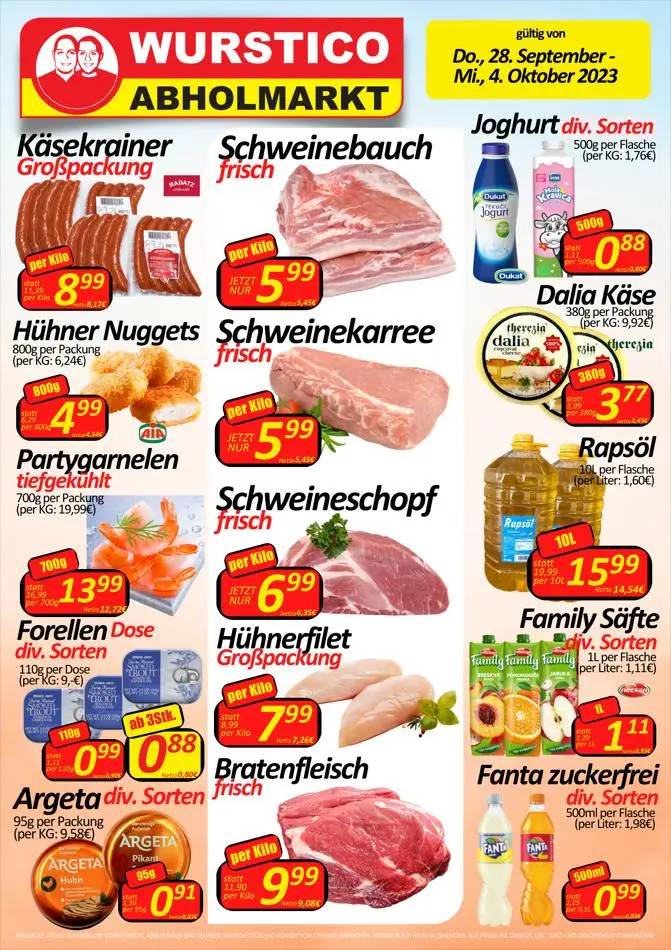 Wurstico flugblatt