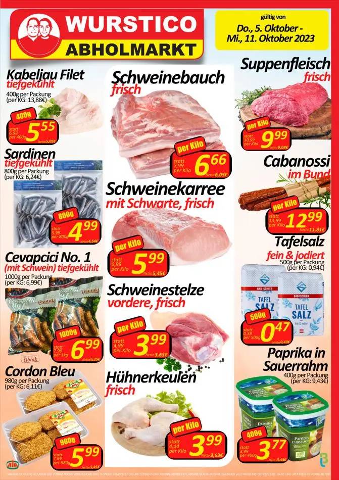 Wurstico flugblatt