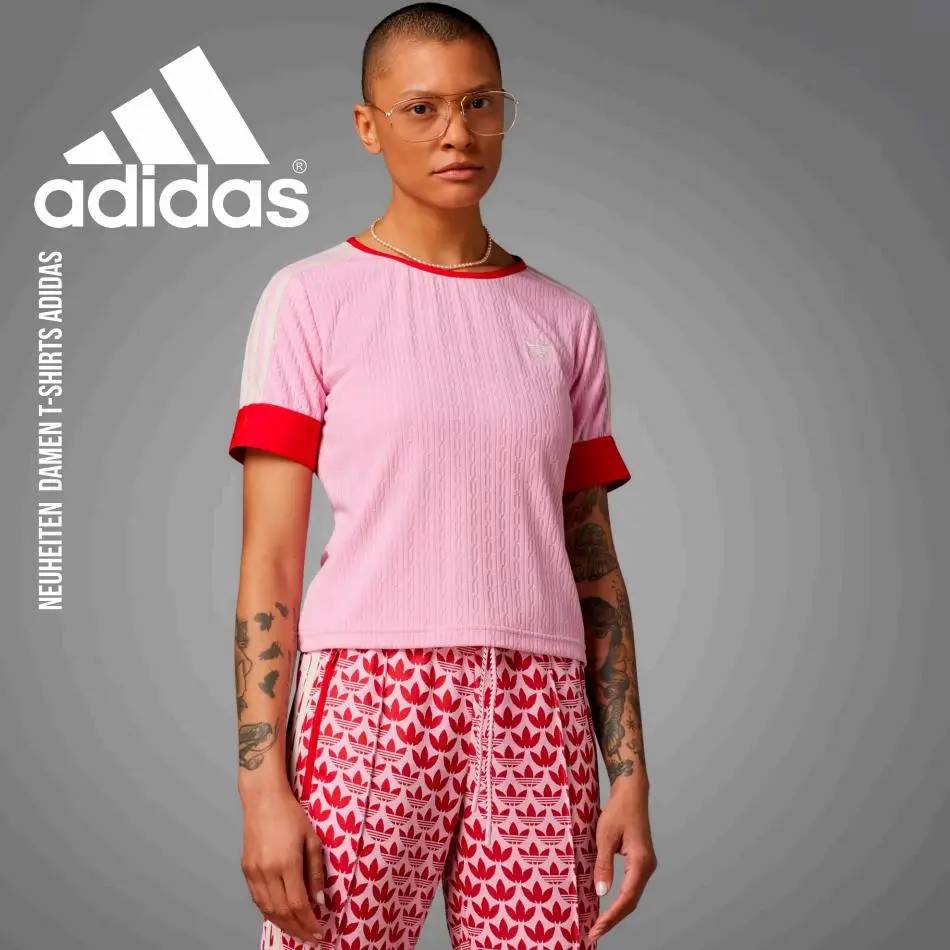 Neuheiten  Damen T-Shirts Adidas 