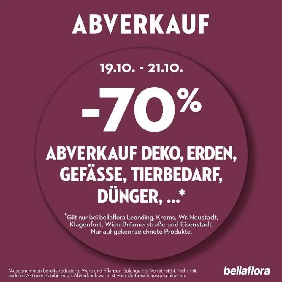 bellaflora Abverkauf -70%